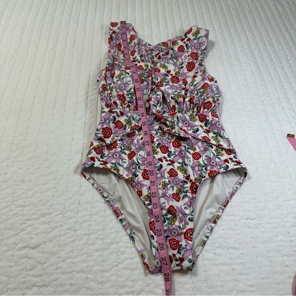 Anthropologie Floral One Piece Swimsuit  Tropical With Padding - Picture 4 of 14